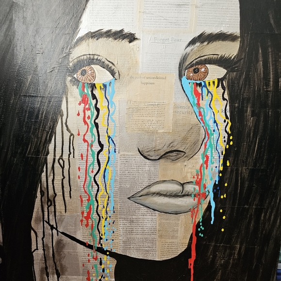 30x40 "reflection" painting - Picture 2 of 2